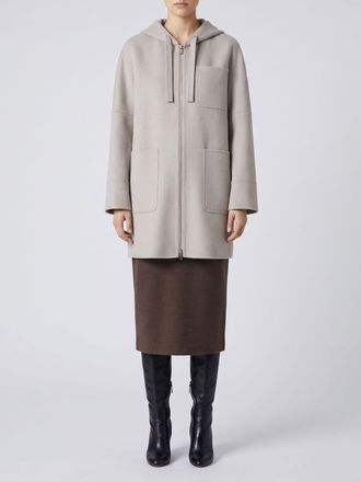 Max Mara S Max Mara Cappotto con cappuccio in lana