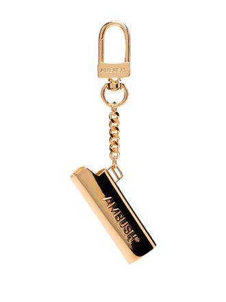 AMBUSH lighter case brass keychain - men - Brass - One Size - Gold