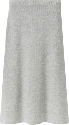 Fabiana Filippi Gonna midi a coste - Grigio