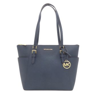 Michael Kors Navy Pvc Tote Bag (Pre-Owned)