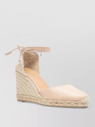 Castaner espadrille wedge heel closed toe shoes