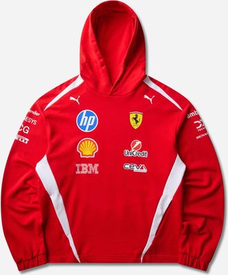 Puma Scuderia Ferrari HP Replica Drivers Authentic Hoodie Red