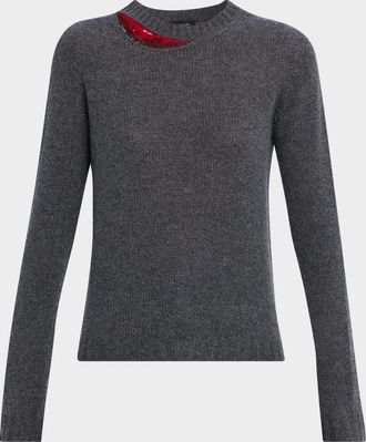 Fabiana Filippi Sequin-Embellished Cashmere Sweater