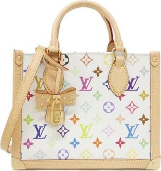 Louis Vuitton Pre-owned On The Go Coated Canvas Handbag - Dames - Vintage Handtas - Veelkleurig - ONE Size - Vintage