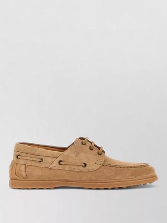 Tod's suede leather loafers