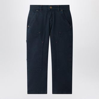 BONPOINT Ewann Navy Blue Cotton Trousers