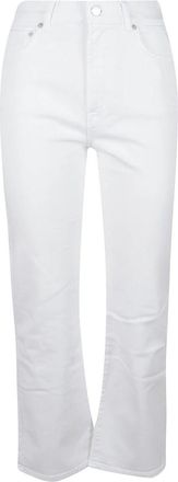 Siviglia Logo-patch Jeans - Dames - Flared Jeans - Wit - W27 - Katoen - Jeans