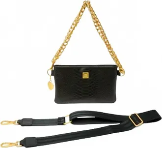 Think Royln Womens Fame Bag In Black Pytho