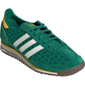 adidas SL 72 OG Sneaker in Green/Off White/Yellow at Nordstrom, Size 7.5
