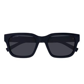 Gucci Sunglasses, unisex, Blue, Size: 55 MM Square Sunglasses