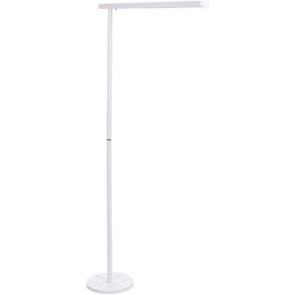 Beliani LED Floor Lamp PERSEUS Metal White