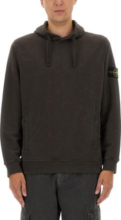 Stone Island Cotton Fleece Sweatshirt-Uomo