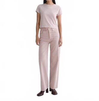 A Gold E Ren 32 High Rise Wide Leg Jeans In Wallflower