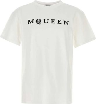 Alexander McQueen Oversized T-shirt - Heren - T-shirts - Wit - XL - Katoen - Tops