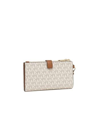 Michael Kors Womens Wallet Vanilla Polyvinyl Chloride Bags