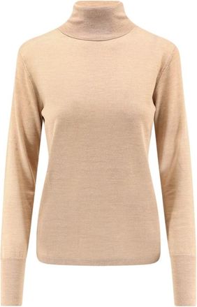 Aspesi Virgin Wool Turtleneck - Dames - Coltruien - Beige - S - Wol - Truien & Vesten