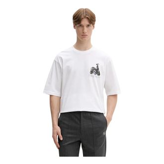 Filling Pieces Tops, Heren, Wit, S, T-Shirts