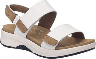 Josef Seibel Estelle Slingback Platform Sandal in Whitenut at Nordstrom, Size 11-11.5Us