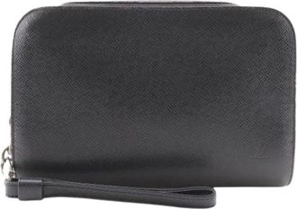 Louis Vuitton Pre-owned Clutches, male, Black, Size: ONE SIZE Pre-owned Leather clutches