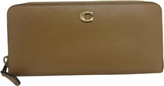 Coach Pre-owned Wallets, female, Brown, Size: ONE SIZE Pre-owned Wallet