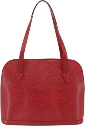 Louis Vuitton Pre-owned Vintage Shoulder Bag - Dames - Vintage Schoudertas - Rood - ONE Size - Leer - Vintage