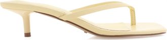 Billini Womens Bryony Heeled Thong Sandal In Limoncello