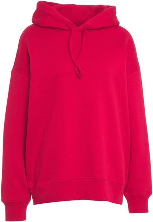 Closed Casual Oversized Hoodie With Adjustable Drawstring And Heritage Print