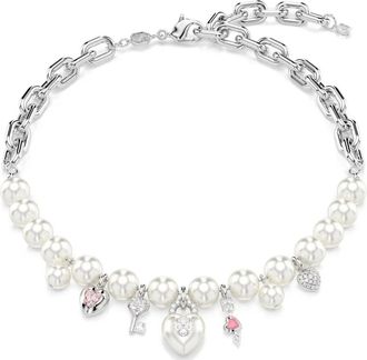 Swarovski Idyllia Halsketting - Dames - Accessoires - Wit - Maat: ONE Size