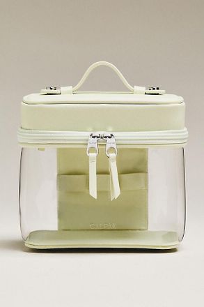 Calpak Clear Train Case with Top Compartment