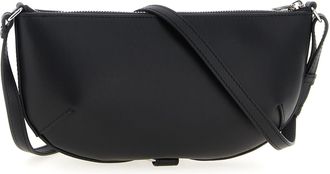 Courr&egrave;ges Womens Black Calfskin Shoulder Bag