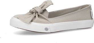 Dockers by Gerli Ballerina DOCKERS BY GERLI, Damen, Gr. 43, grau, Textil, unifarben, Schuhe Ballerina, Freizeitschuh mit auff&auml;lliger Schleife