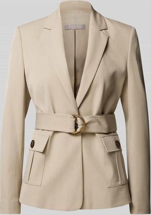 Christian Berg Blazer mit Reverskragen in Taupe, Größe 42