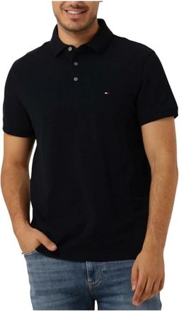 Tommy Hilfiger Slim Polo Core 1985 - Heren - Polos - Zwart - XL - Katoen - Tops
