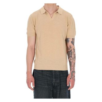 Drumohr Polo Shirts, male, Brown, Size: 2XL Polo Shirt