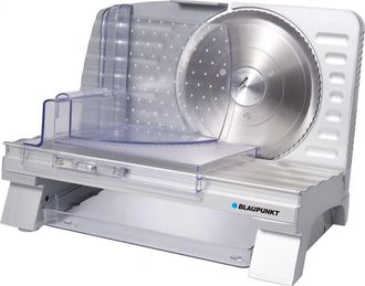 Blaupunkt Fms501 Rebanadora El&eacute;ctrico 160 W Negro, Acero Inoxidable, Transparente Aluminio