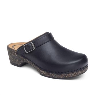 Aetrex Womens Beckie Clogs In Black