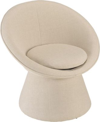 Macabane Sill&oacute;n tapizado en tela beige