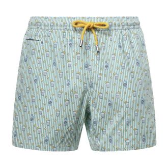 MC2 Saint Barth Lighting Zwemshort - Heren - Badkleding - Groen - Maat: 4XL Zijde
