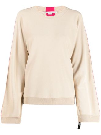 Stella McCartney Ribgebreide trui - Beige