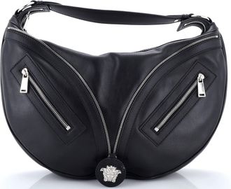 Versace Repeat Hobo Leather Large