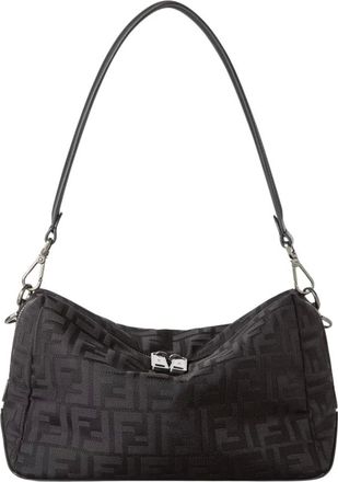 Fendi Heren, Tassen, Zwart, Maat: ONE Size Leer