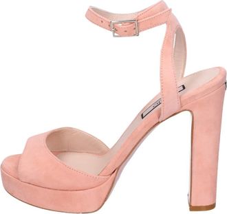 Liu Jo Sandalen met Hoge Hak - Dames - Sandalen met hakken - Roze - 40 EU - Su&egrave;de - Schoenen