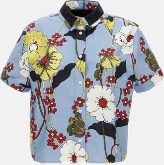 Marni Camicia In Poplin A Fiori
