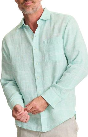 Tommy Bahama Paradiso Plaid Button-Up Shirt in Sprite at Nordstrom, Size Xxx-Large