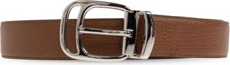 Ferragamo Omkeerbare en Verstelbare Riem - Heren - Riemen - Bruin - 105 CM - Leer - Accessoires