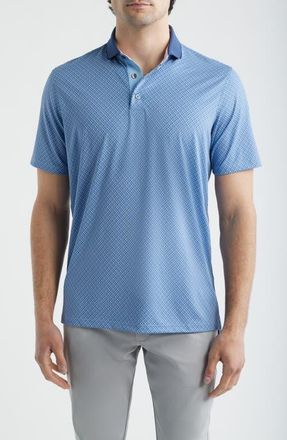 Greyson Shadow Wolf Performance Golf Polo in Falcon at Nordstrom, Size Xx-Large