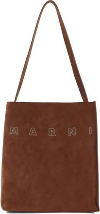 Marni Tote Bag - Dames - Shoppers - Bruin - ONE Size - Tassen