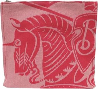 Burberry Pre-owned Clutch tas - Dames - Vintage Clutch - Rood - ONE Size - Vintage