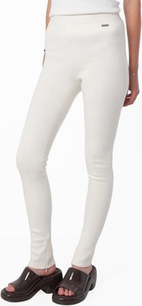 Ferragamo Fitted Virgin Wool Leggings, Size XX-Large