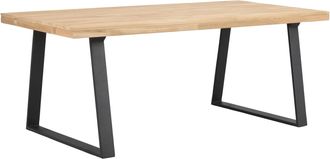 Rowico Massivholztisch Brooklyn Eiche Natur